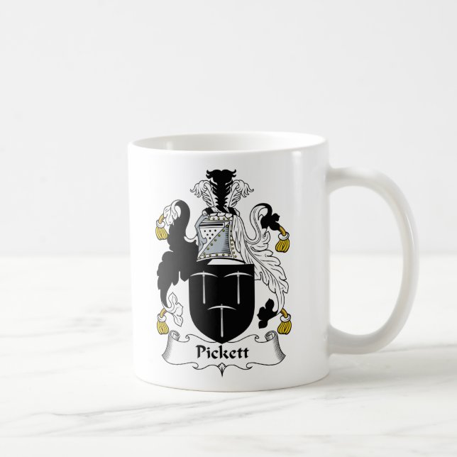 Caneca De Café Crista da família de Pickett (Direita)