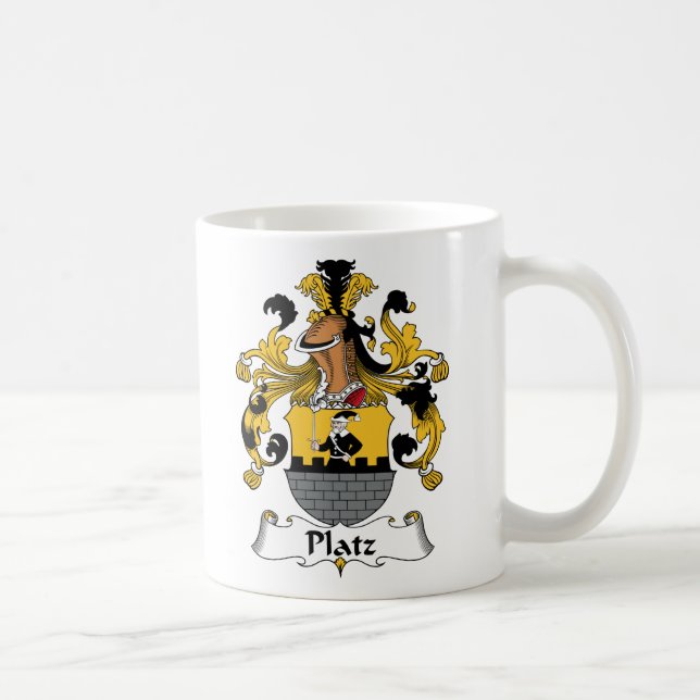 Caneca De Café Crista da família de Platz (Direita)