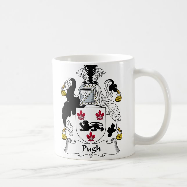 Caneca De Café Crista da família de Pugh (Direita)