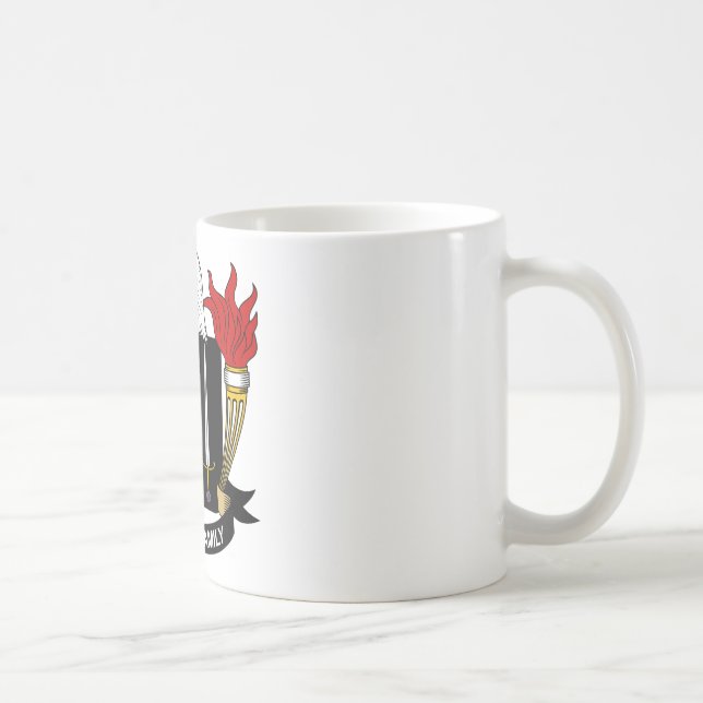 Caneca De Café Crista da família de Rollins (Direita)