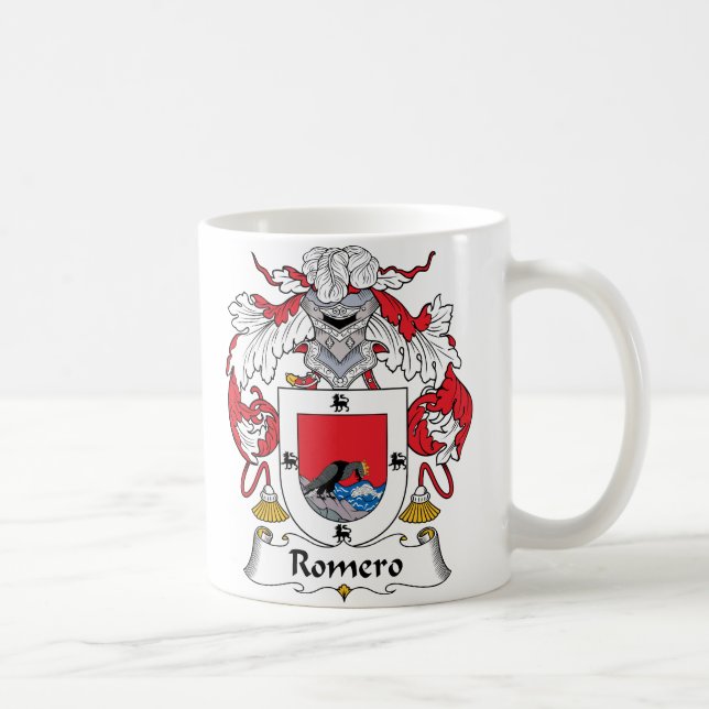 Caneca De Café Crista da família de Romero (Direita)