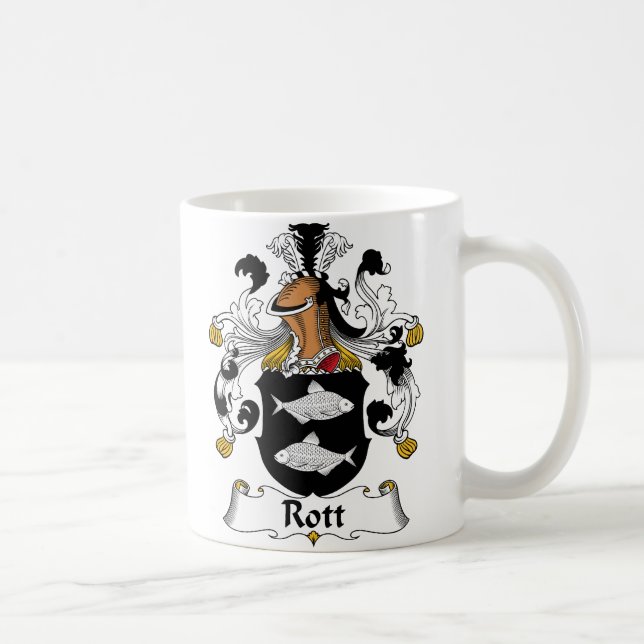 Caneca De Café Crista da família de Rott (Direita)