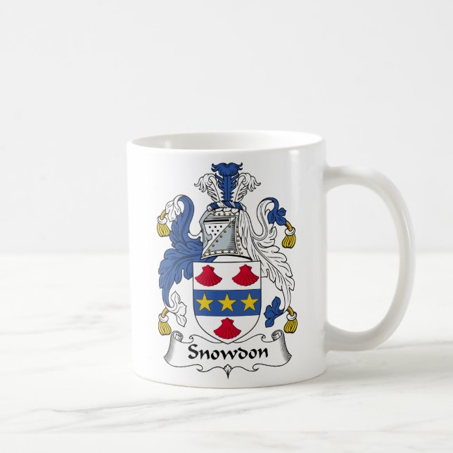 Caneca De Café Crista da família de Snowdon (Direita)