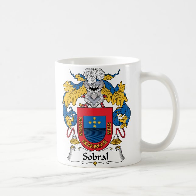 Caneca De Café Crista da família de Sobral (Direita)