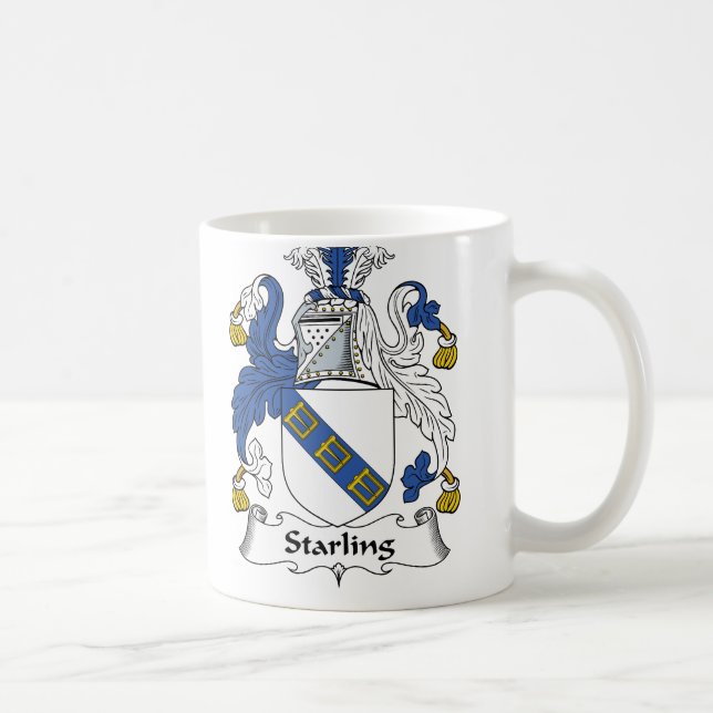 Caneca De Café Crista da família de Starling (Direita)