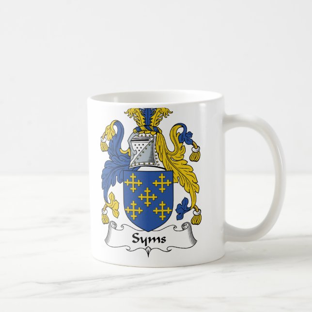 Caneca De Café Crista da família de Syms (Direita)