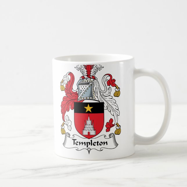 Caneca De Café Crista da família de Templeton (Direita)