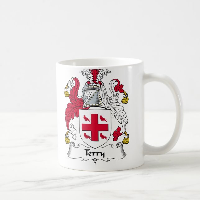 Caneca De Café Crista da família de Terry (Direita)