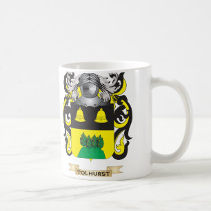 Caneca De Café Crista da família de Tolhurst (brasão)