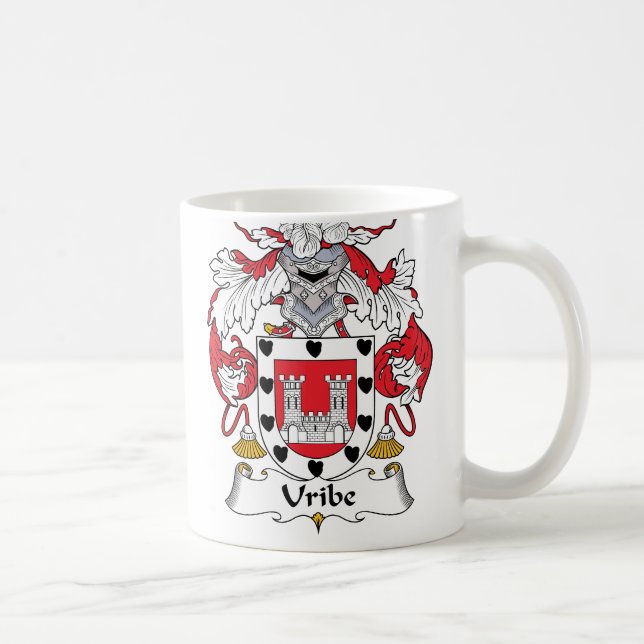 Caneca De Café Crista da família de Uribe (Direita)