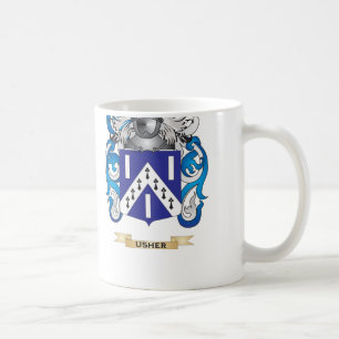 Caneca De Café Crista da família de Usher (brasão)
