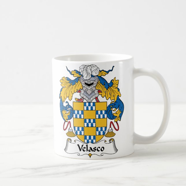 Caneca De Café Crista da família de Velasco (Direita)