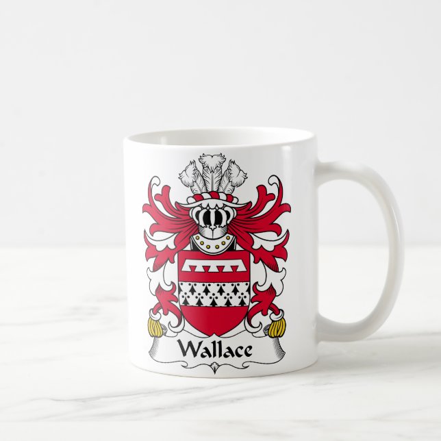 Caneca De Café Crista da família de Wallace (Direita)
