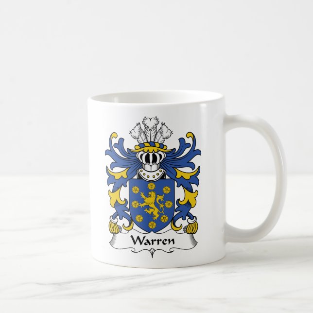 Caneca De Café Crista da família de Warren (Direita)