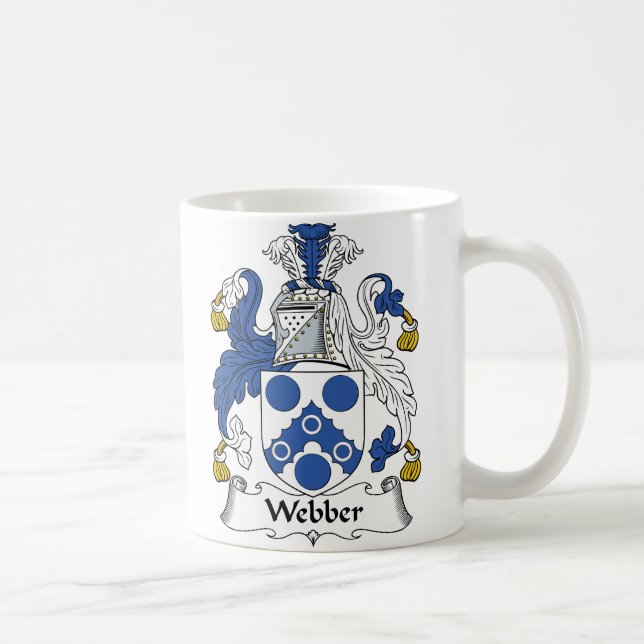 Caneca De Café Crista da família de Webber (Direita)