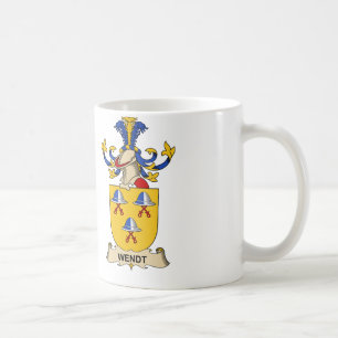 Caneca De Café Crista da família de Wendt
