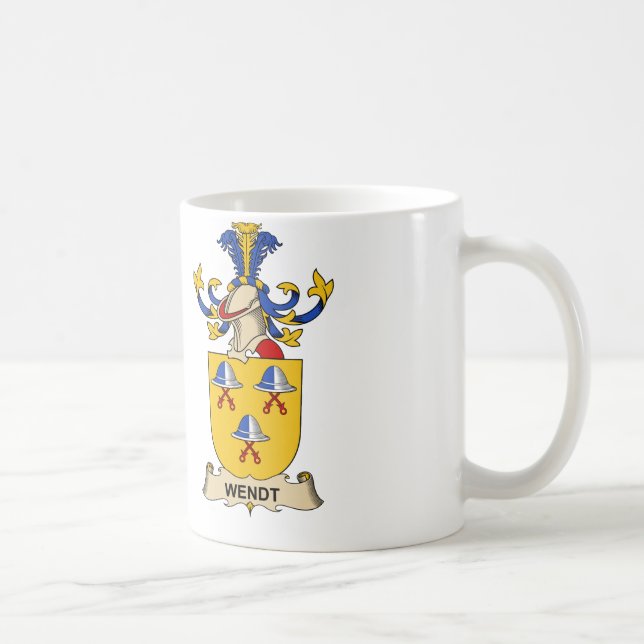 Caneca De Café Crista da família de Wendt (Direita)