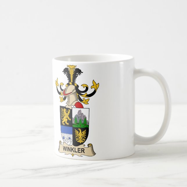 Caneca De Café Crista da família de Winkler (Direita)