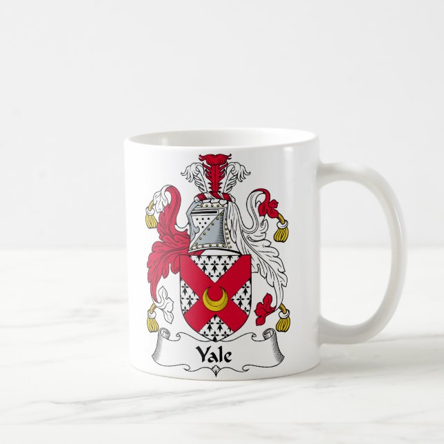 Caneca De Café Crista da família de Yale (Direita)