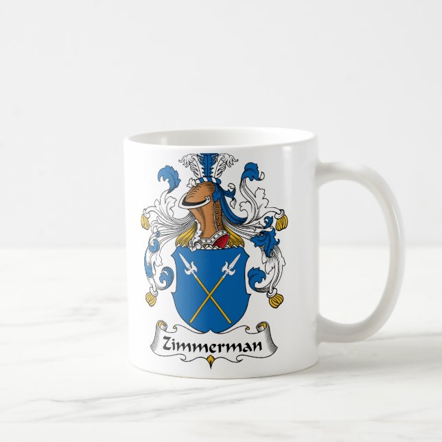 Caneca De Café Crista da família de Zimmerman (Direita)