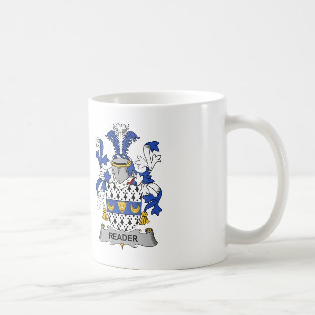 Caneca De Café Crista da família do leitor (Direita)