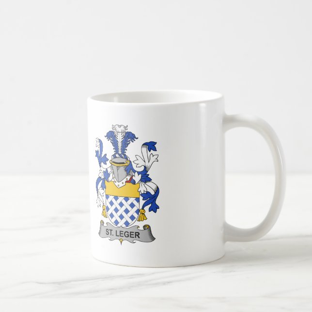 Caneca De Café Crista da família do St. Leger (Direita)