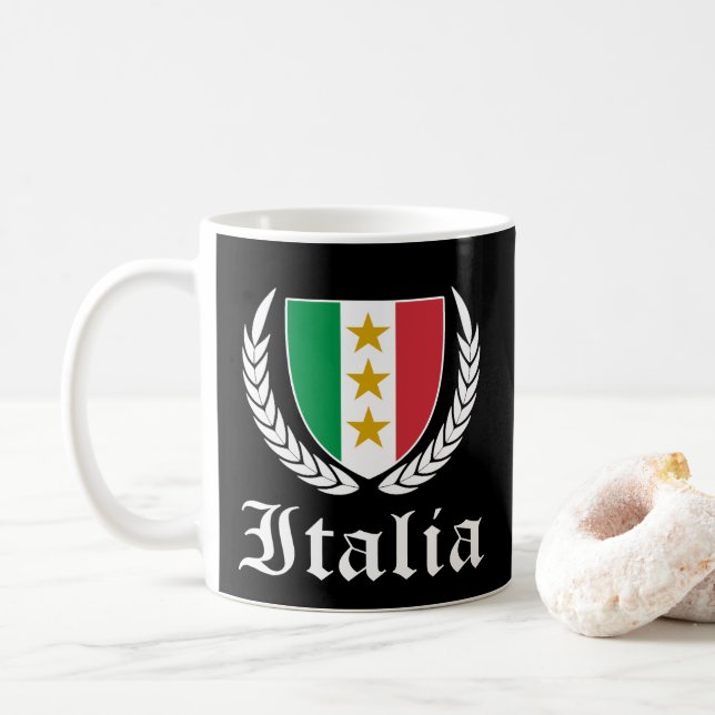 Caneca De Café Crista da Itália (Com Donut)