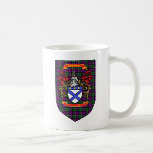 Caneca De Café Crista de Kirkpatrick Kilpatrick no Tartan de