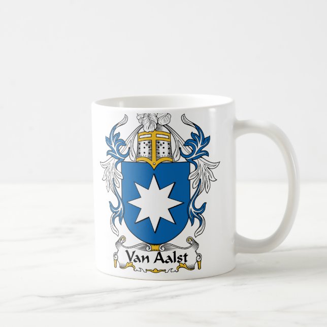 Caneca De Café Crista de Van Aalst Família (Direita)
