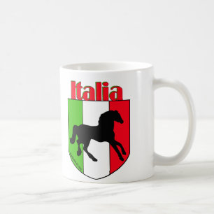 Caneca De Café Crista do garanhão de Italia
