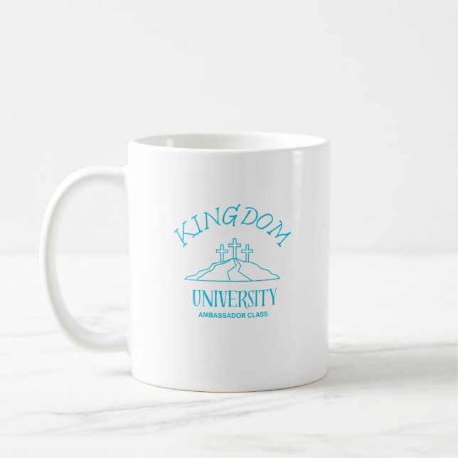 Caneca De Café Cristã Universitária Britânica Themed (Esquerda)