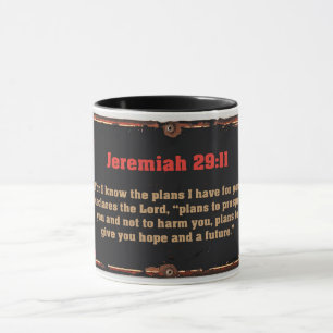 Caneca de café cristã versículo bíblico Jeremias 2