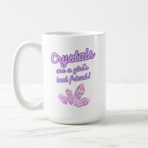 Caneca De Café Cristais são a melhor amiga das garotas