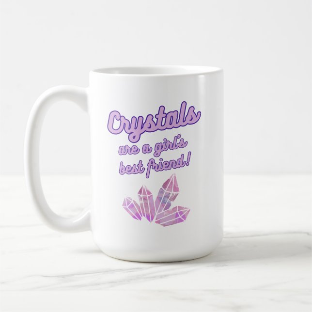 Caneca De Café Cristais são a melhor amiga das garotas (Esquerda)