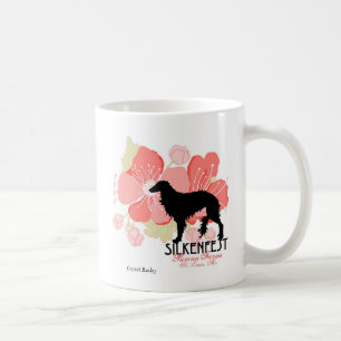 Caneca De Café Cristal 2007 do logotipo de Silkenfest Buckey