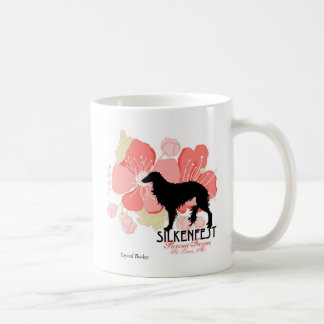 Caneca De Café Cristal 2007 do logotipo de Silkenfest Buckey