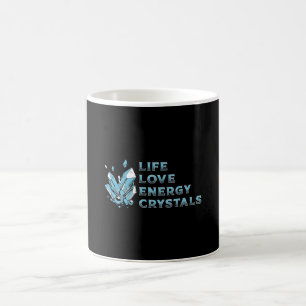 Caneca De Café Cristalina, cicatrizando a vida, ama a energia, cr