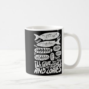 Caneca De Café Cristão 2 Peixes 5 Pães 5000 Contra _1