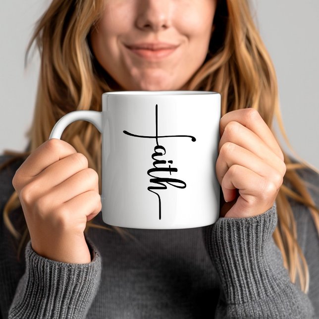 Caneca De Café Cristão da Fé Moderna (Modern Faith Christian Coffee Mug)