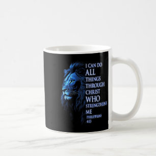 Caneca De Café Cristão Eu Posso Fazer Todas as Coisas Através do