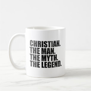 Caneca De Café Cristão O Homem O Mito A Lenda