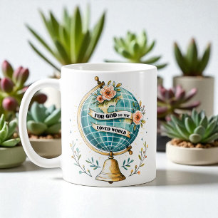 Caneca De Café Cristão Porque Deus Amou Tanto o Mundo