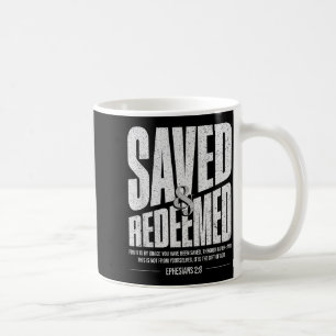 Caneca De Café Cristão Salvo E Redimido Efésios 2_8 Angustiado