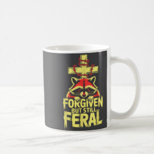 Caneca De Café Cristianismo de Guaxinim Feral Mas Perdoado Citaçã