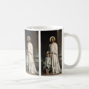 Caneca De Café Cristo Abençoando a Criança por Carl Bloch