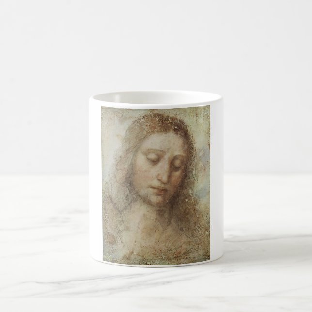 Caneca De Café Cristo (Cristianismo) (Leonardo da Vinci) (Centro)