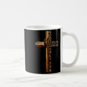 Caneca De Café Cristo Cruz Cristão João 3 16 Deus Amou Tanto O