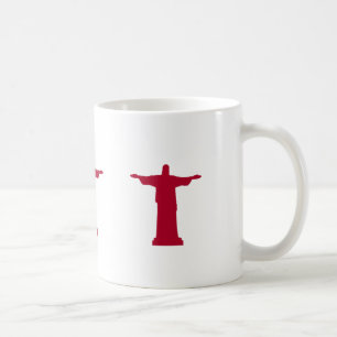 Caneca De Café Cristo da silhueta Redeemer RJ