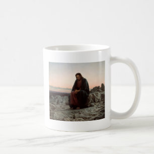 Caneca De Café Cristo de Ivan Kramskoy- nas belas artes da regiã