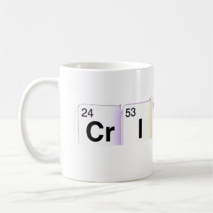 Caneca De Café Cristo Elementos Químicos